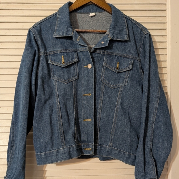 Jackets & Blazers - Classic Blue Denim Jean Jacket